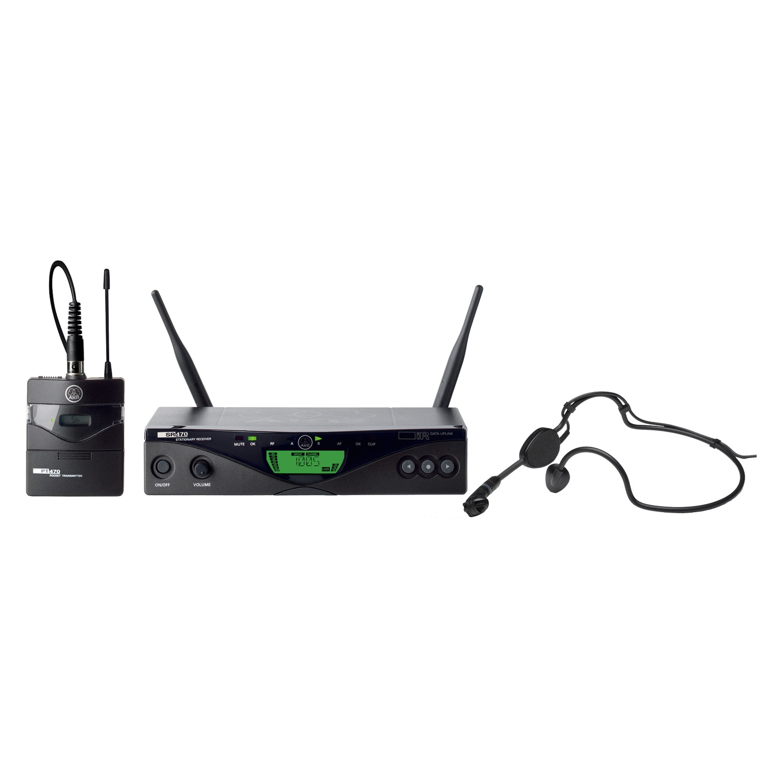 AKG WMS470 Sports Set BD1-50MW - Mikrofonowy zestaw bezprzewodowy
