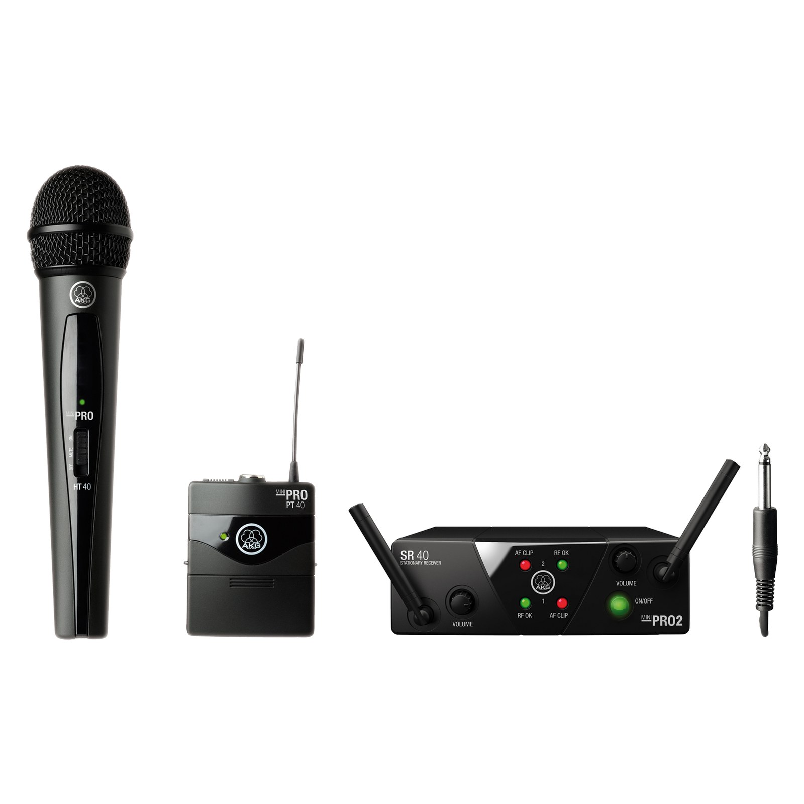 AKG WMS40 Mini2 Mix Set BD US25B/D - Mikrofonowy zestaw bezprzewodowy