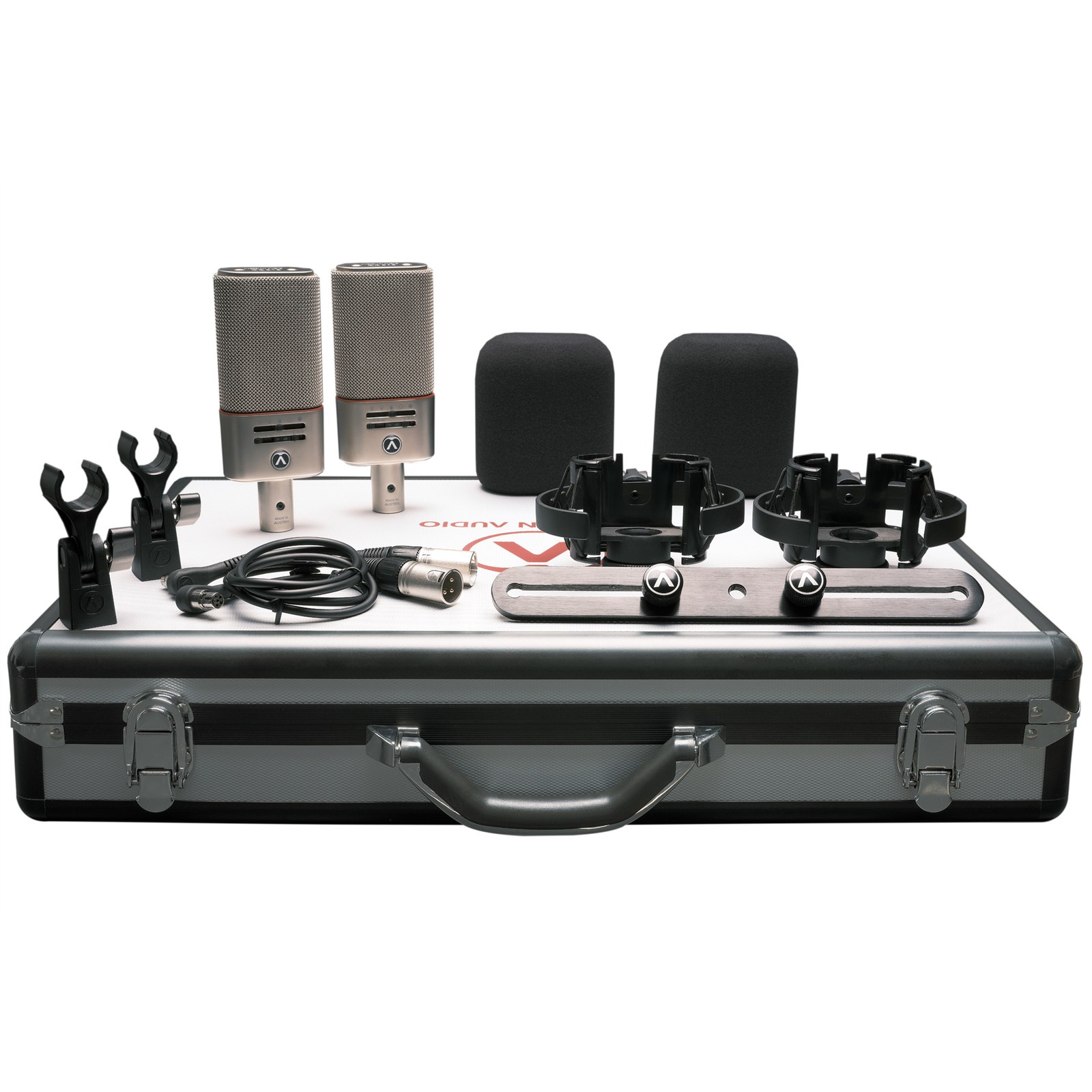 Austrian Audio OC818 Dual Set Plus - Zestaw dwóch wielkomembranowych mikrofonów pojemnościowych