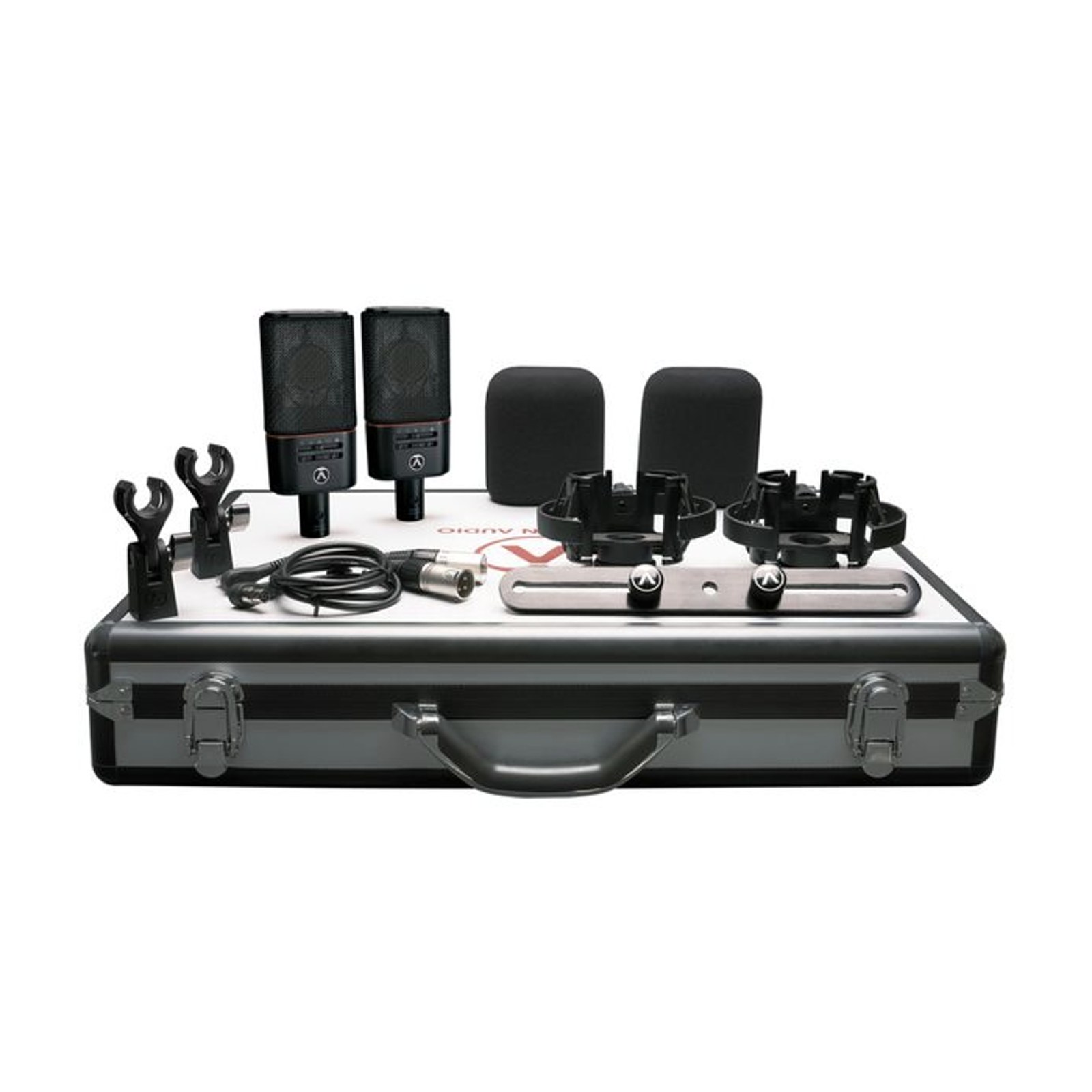 Austrian Audio OC818 Dual Set Plus Black - Zestaw dwóch wielkomembranowych mikrofonów pojemnościo