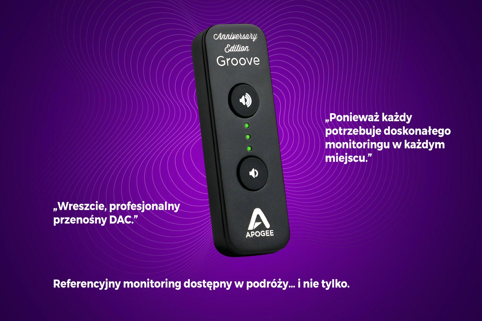 Apogee GROOVE Anniversary Edition - Przetwornik cyfrowo analogowy i przedwzmacniacz słuchawkowy