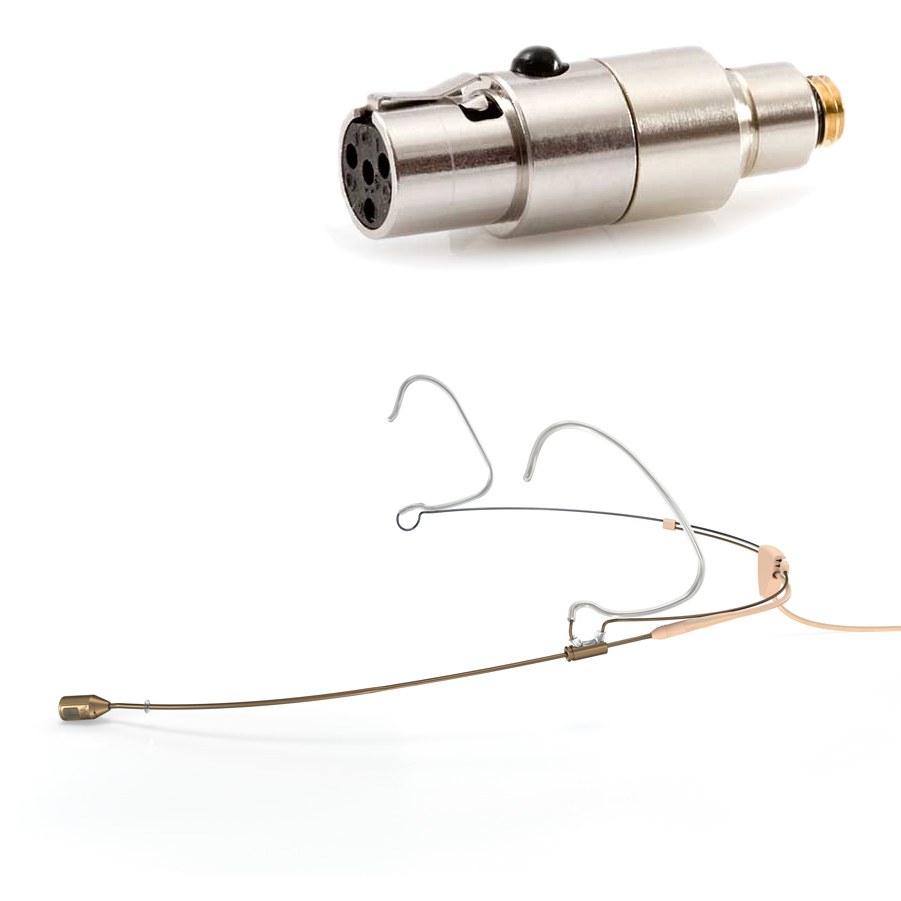 DPA 4488-DC-R-F10 - 4488 CORE kierunkowy mikrofon nagłowny, beżowy, TA4F Mini-XLR
