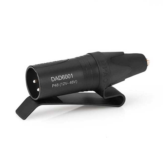 DPA DAD6001-BC - adapter: MicroDot na 3-pin XLR z klipsem do paska