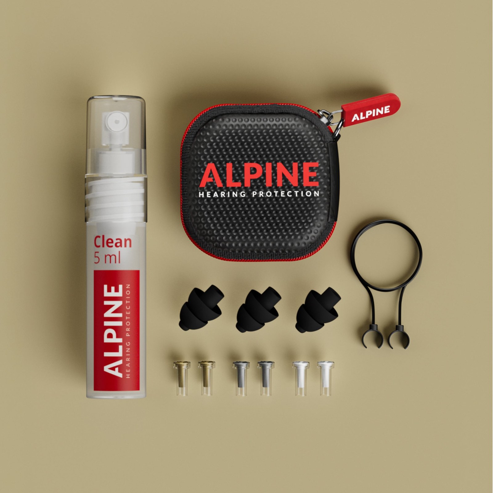 Zatyczki do uszu Alpine Music Safe Pro Black