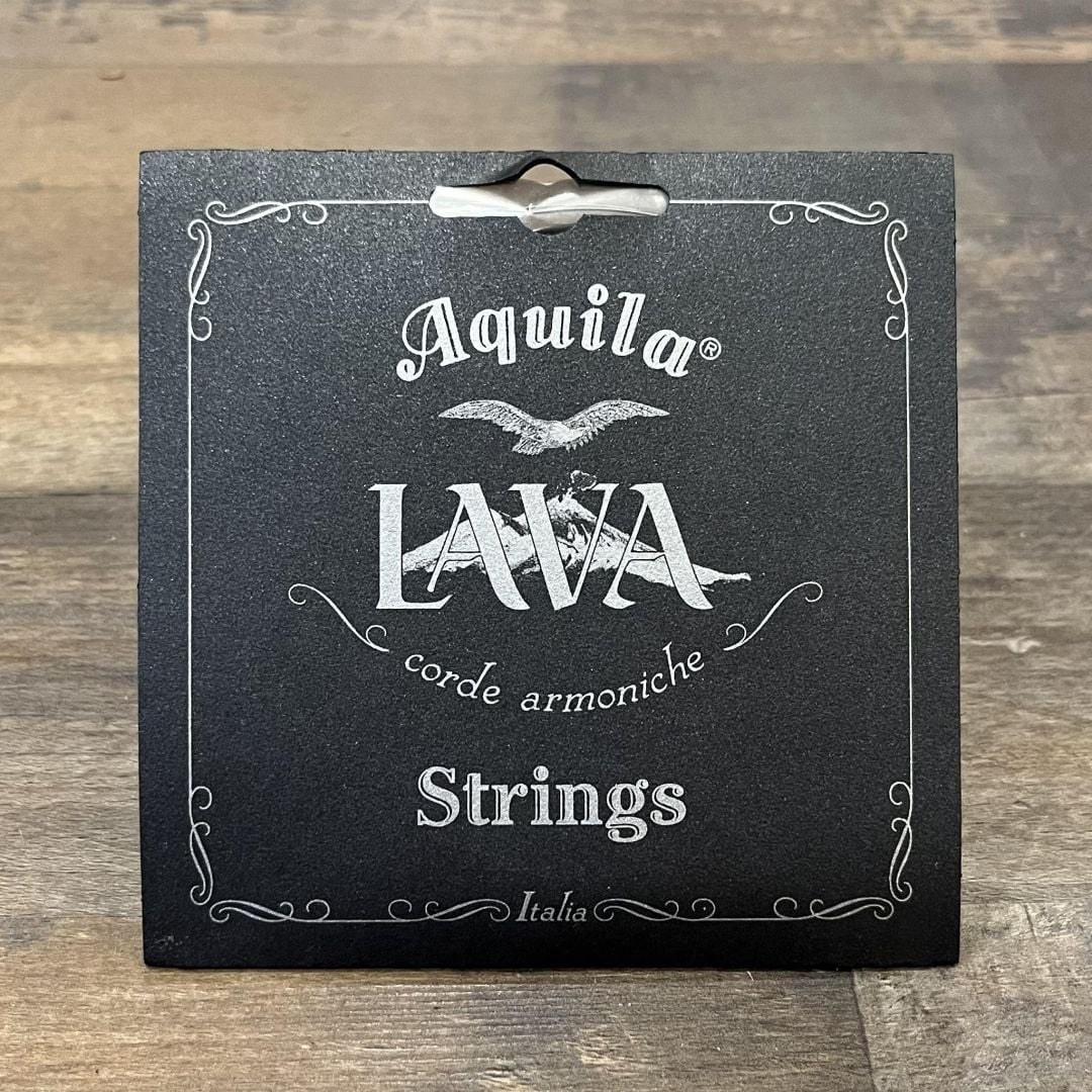 Struny do ukulele Aquila Lava Black Series Baritone DGBE low D 116U