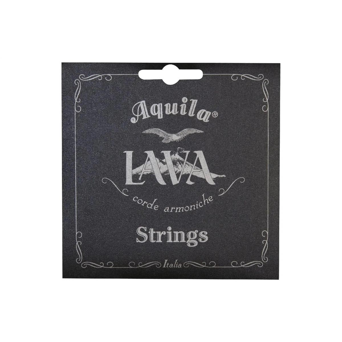 Struny do ukulele Aquila Lava Black Series Baritone GCEA high G 117U