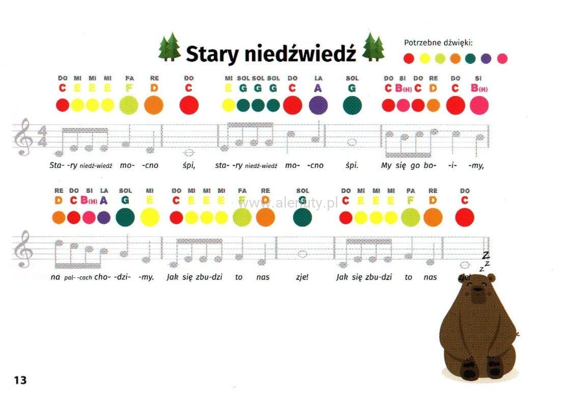 Śpiewnik "Proste Utwory" na Bum Bum Rurki®