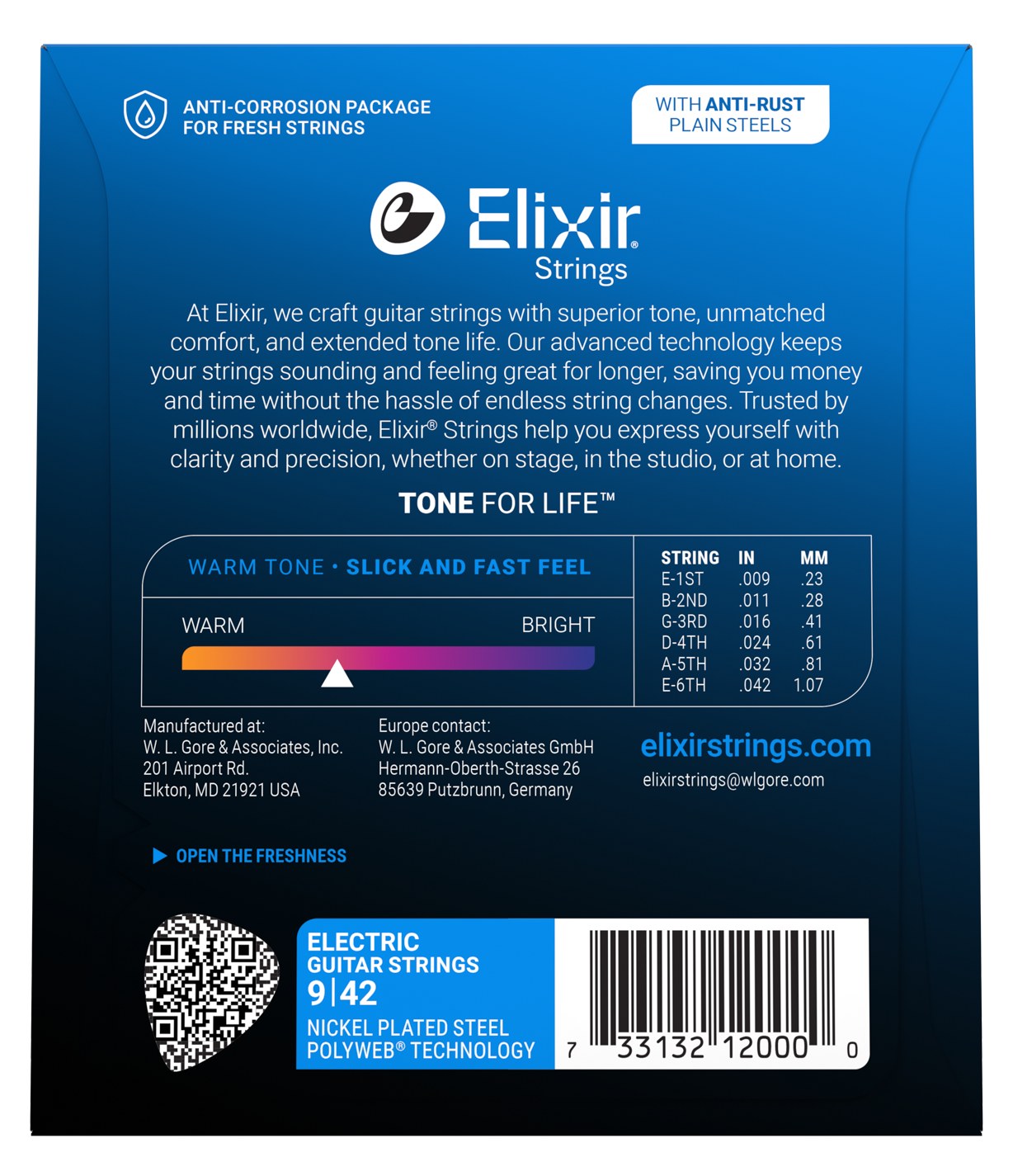 Struny Elixir PolyWeb 9-42 Super Light (12000)