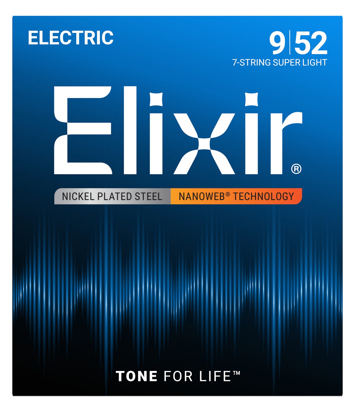 Struny Elixir NanoWeb 9-52 7-String Super Light (12007)