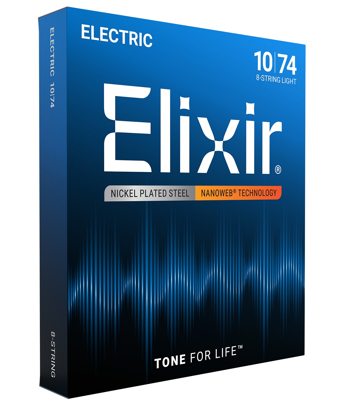 Struny Elixir NanoWeb 10-74 8-String Light (12062)
