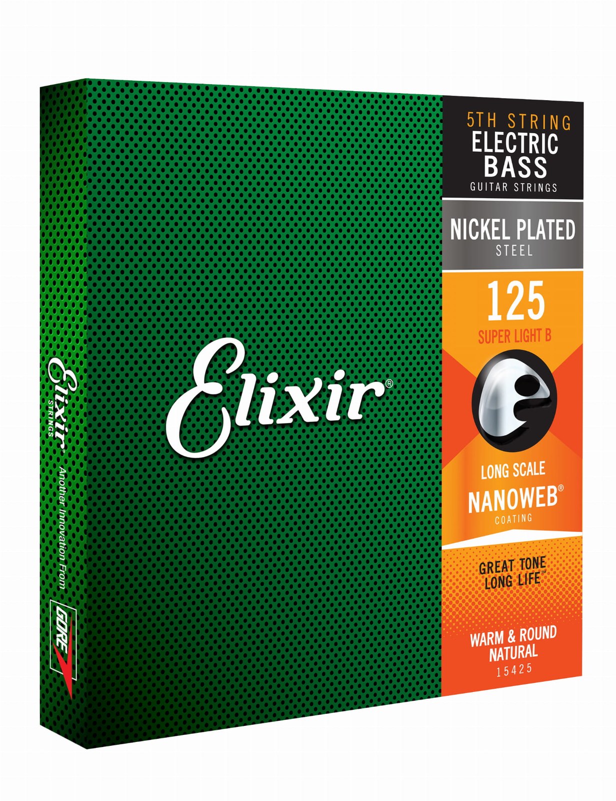 Elixir struna do gitary basowej NANOWEB niklowana .125L