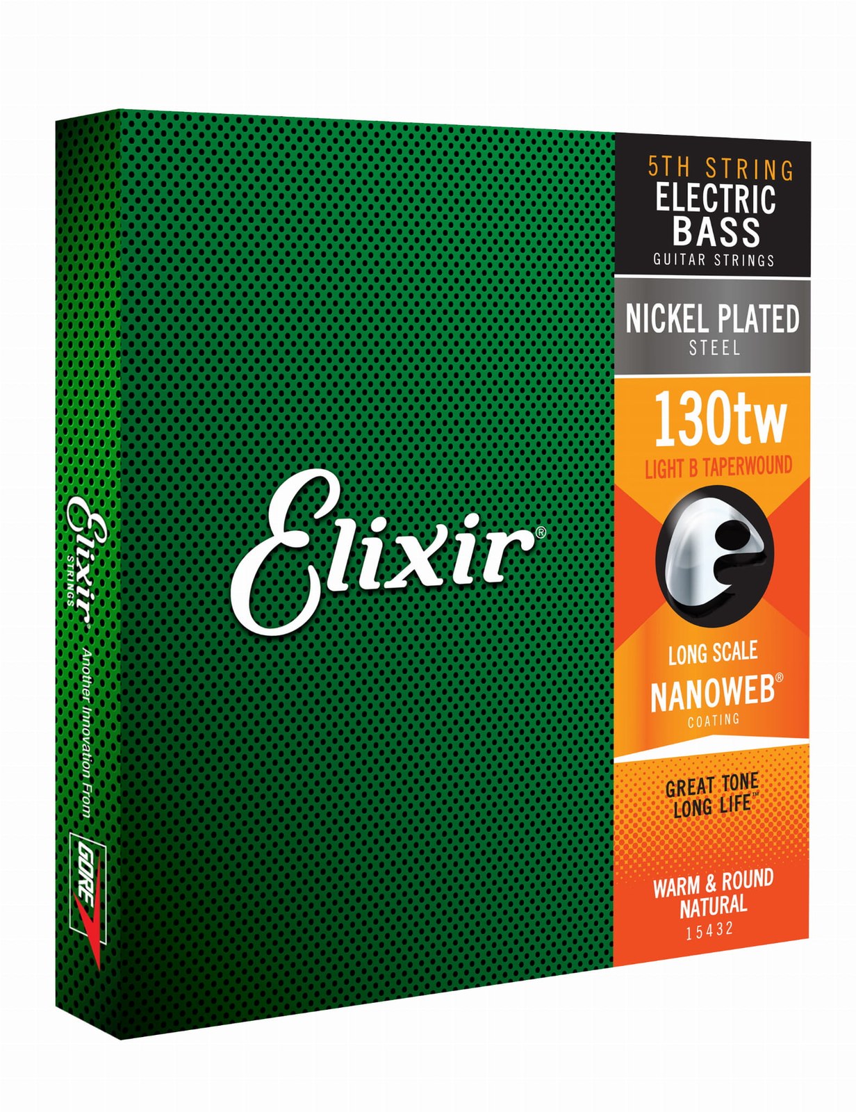 Elixir struna do gitary basowej NANOWEB niklowana .130L TW