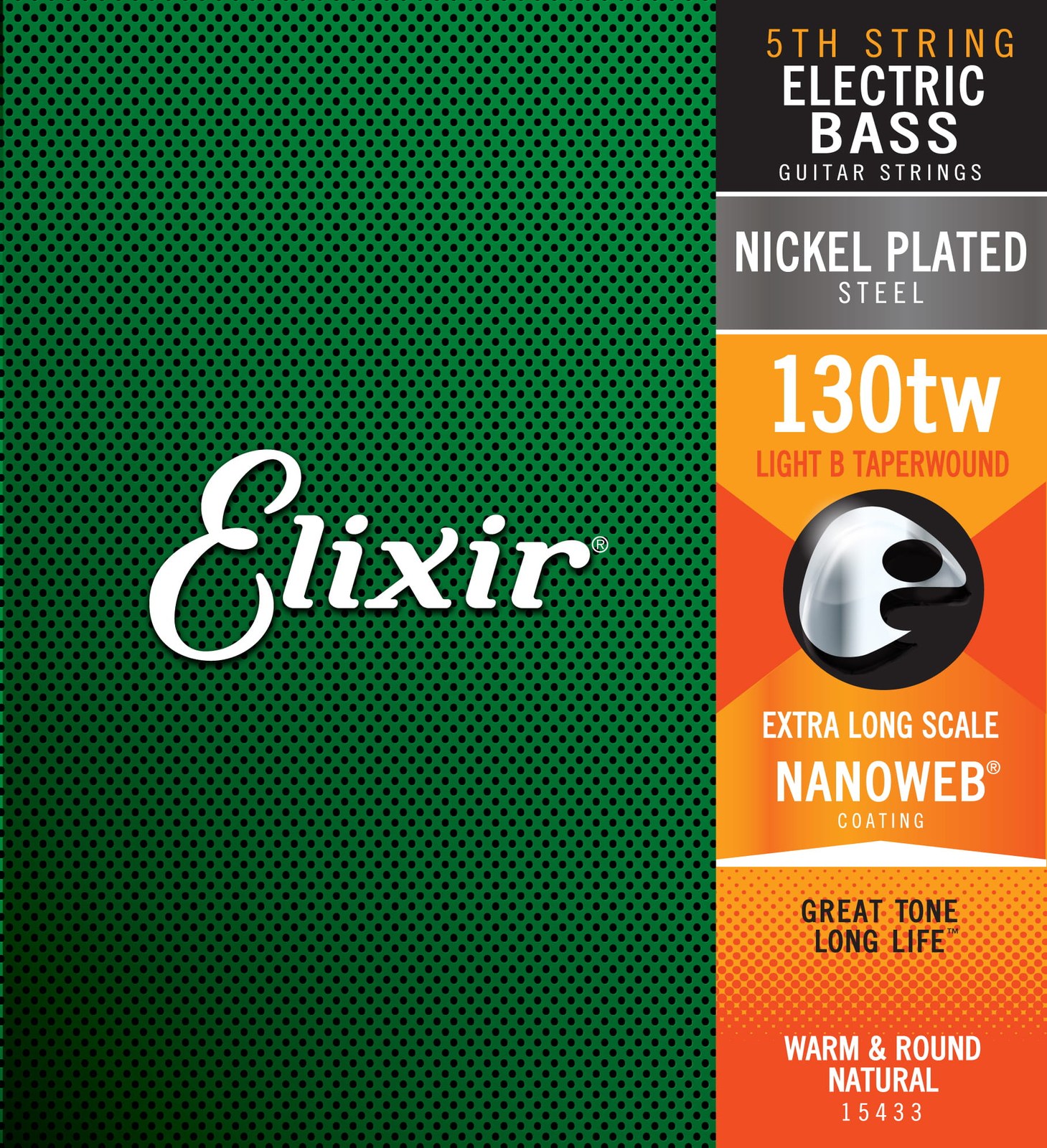 Elixir struna do gitary basowej NANOWEB niklowana .130XL TW