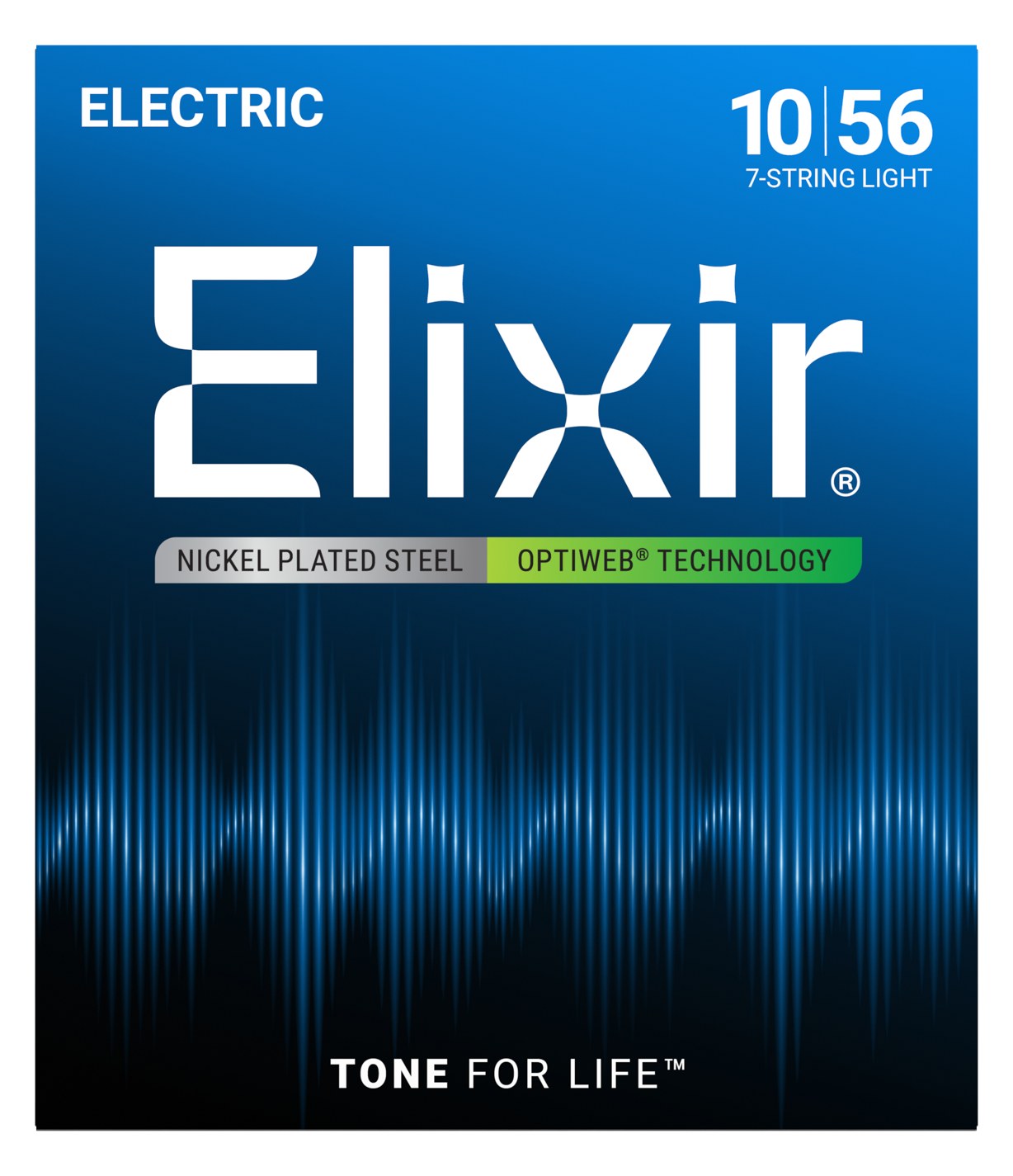 Struny Elixir OptiWeb 10-56 7-String Light (19057)