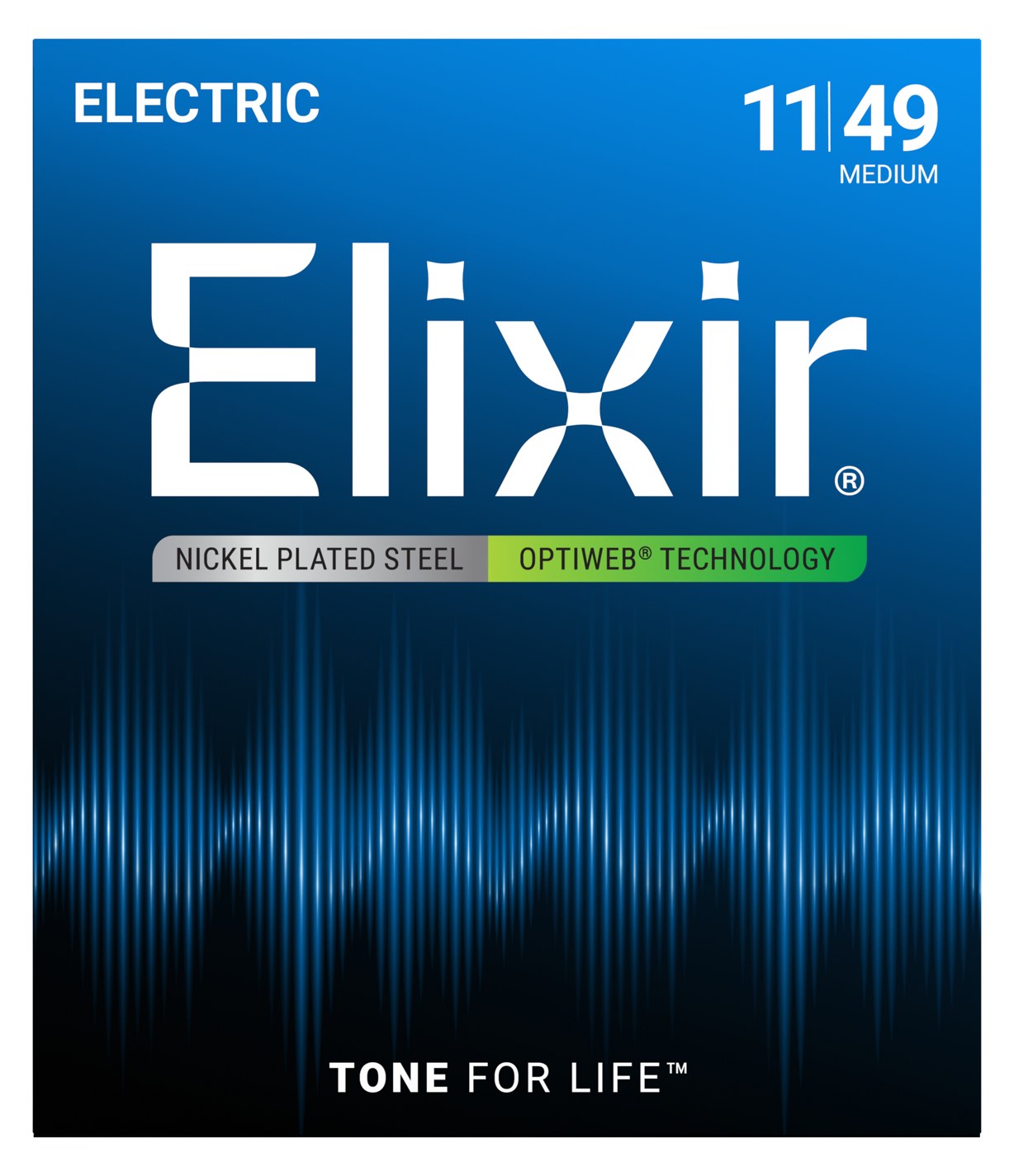 Struny Elixir Optiweb 11-49 Medium (19102)