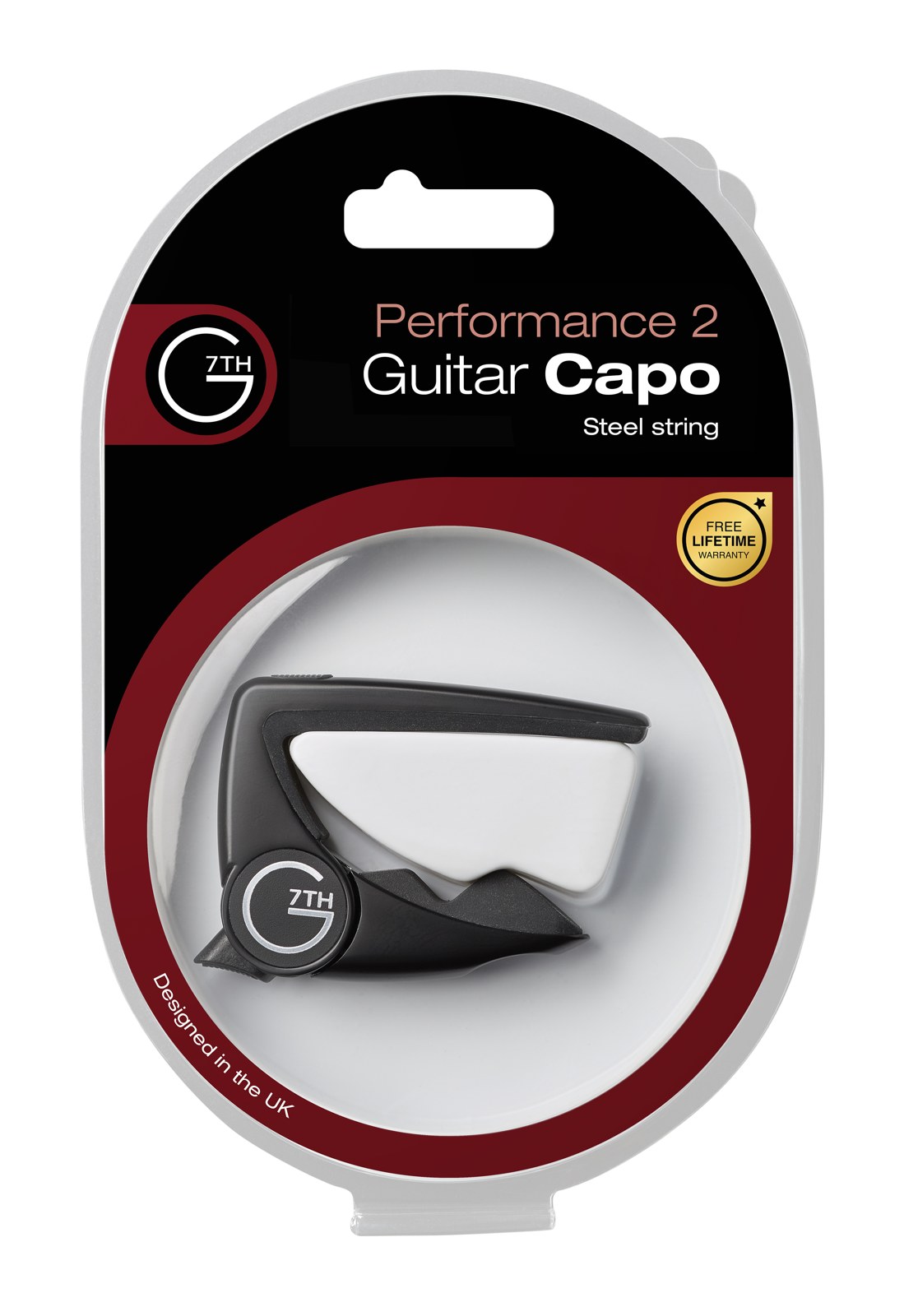 Kapodaster G7th Performance 2 Steel String Black do gitary akustycznej i elektrycznej