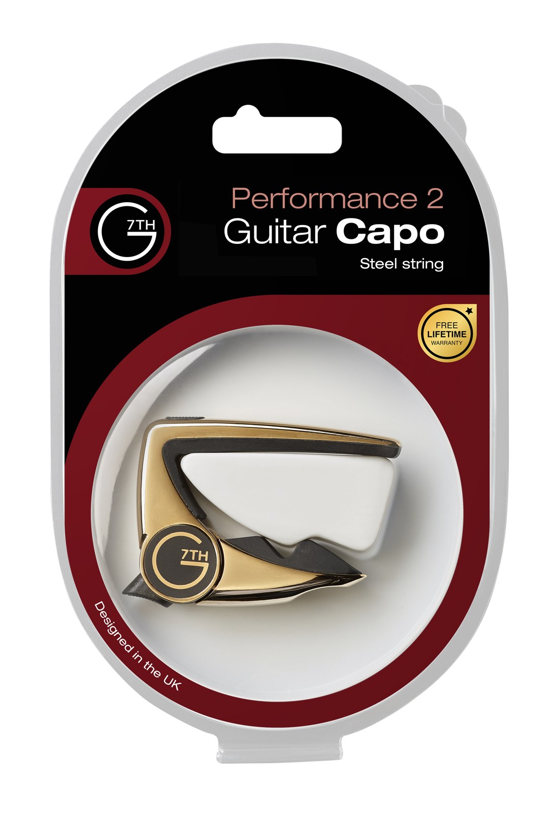 Kapodaster G7th Performance 2 Steel String Gold do gitary akustycznej i elektrycznej