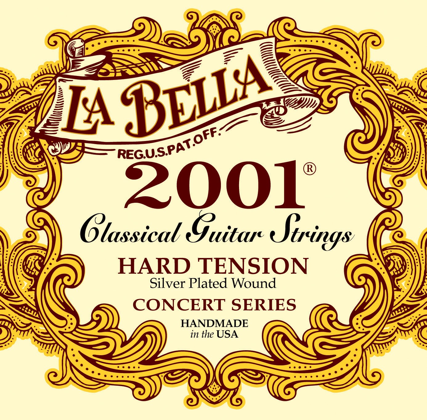 Struny do gitary klasycznej La Bella 2001 Classical Hard Tension