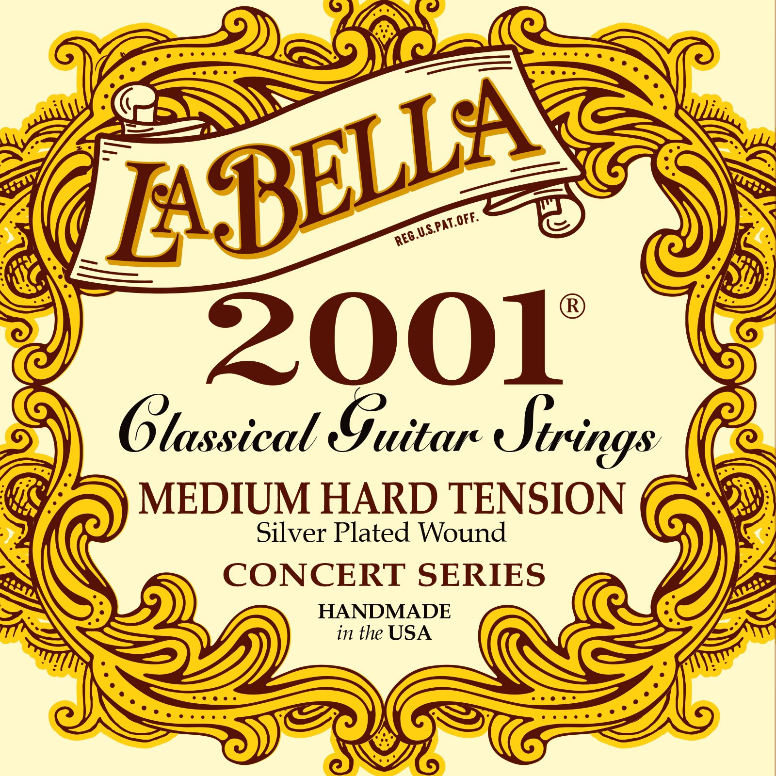 Struny do gitary klasycznej La Bella 2001 Classical Medium Tension