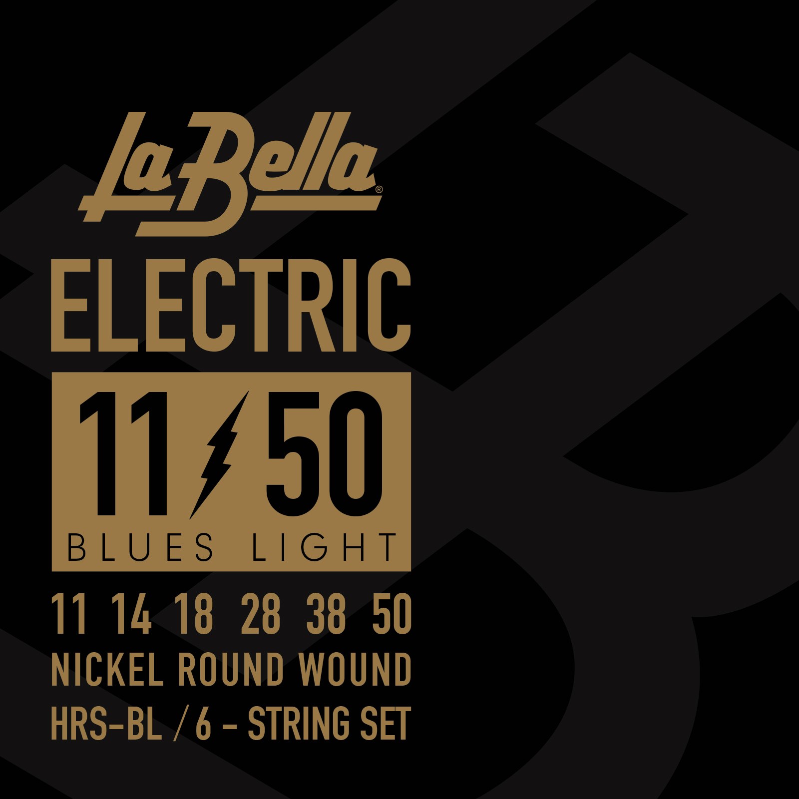 Struny do gitary elektrycznej La Bella Electric Blue Light 11-50 HRS-BL