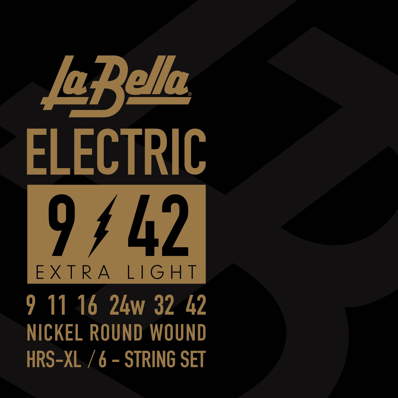Struny do gitary elektrycznej La Bella Electric Extra Light 9-42 HRS-XL