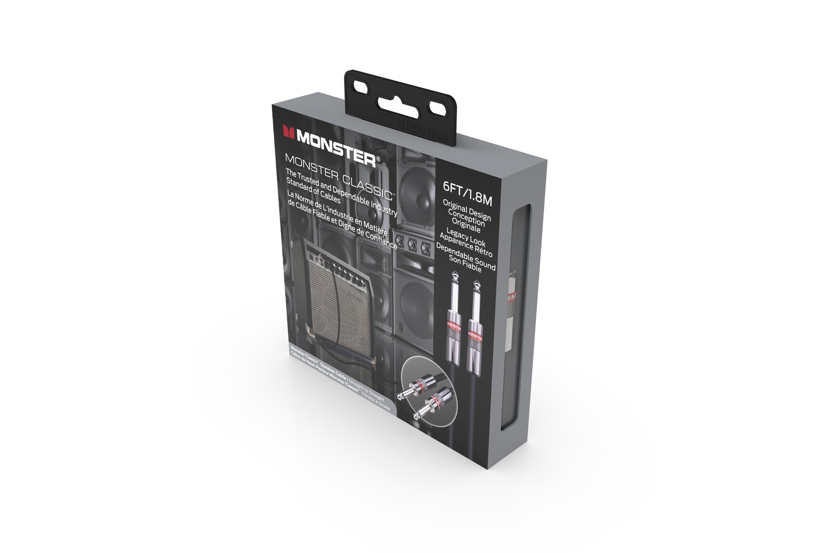 MONSTER CABLE kabel głośnikowy CLASSIC 1.8m jack 1/4 prosty - jack 1/4 prosty