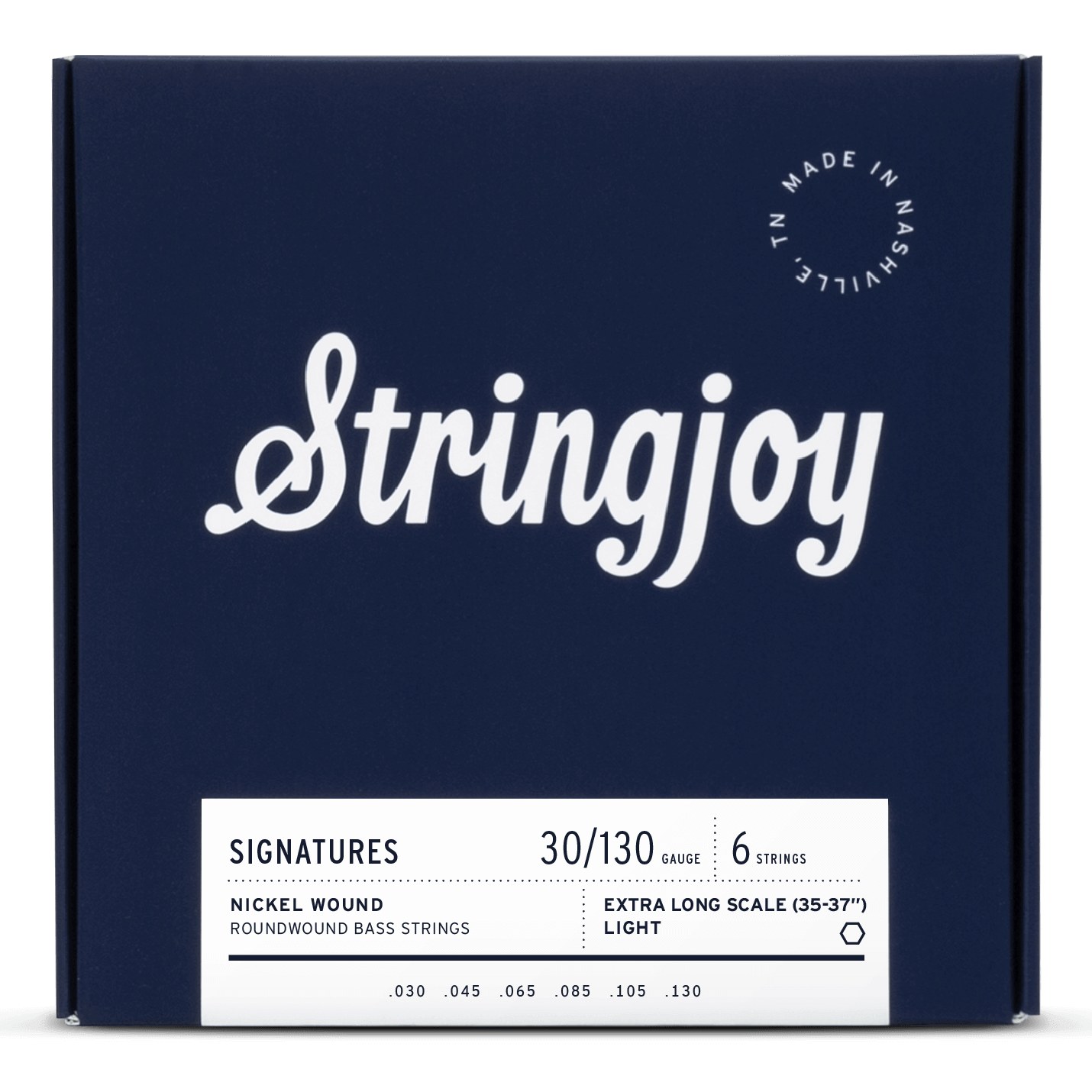 Stringjoy BA30130XL struny do gitary basowej niklowane 30-130 6-str Extra Long