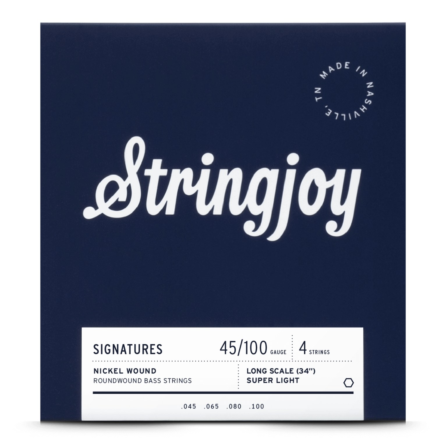 Stringjoy BA45100LS struny do gitary basowej niklowane 45-100 4-str