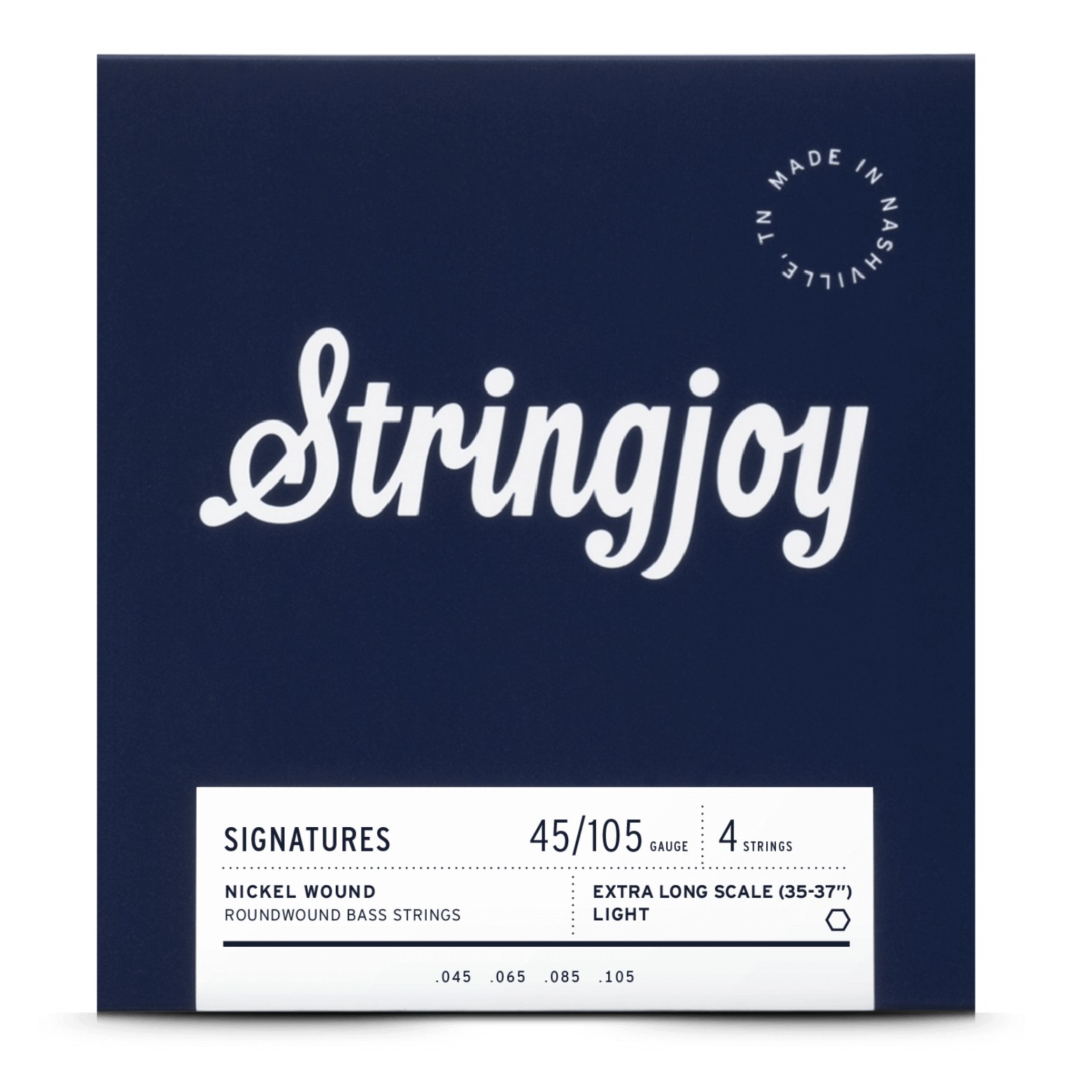 Stringjoy BA45105XL struny do gitary basowej niklowane 45-105 4-str Extra Long