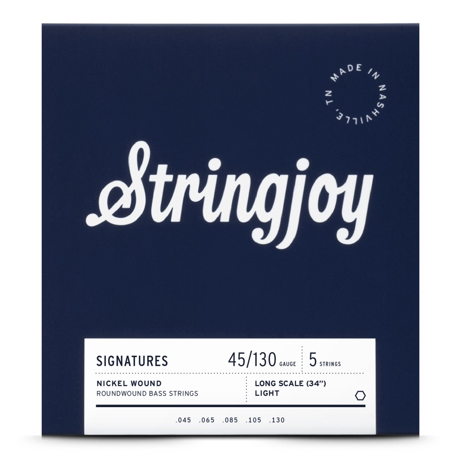Stringjoy BA45130LS struny do gitary basowej niklowane 45-130 5-str