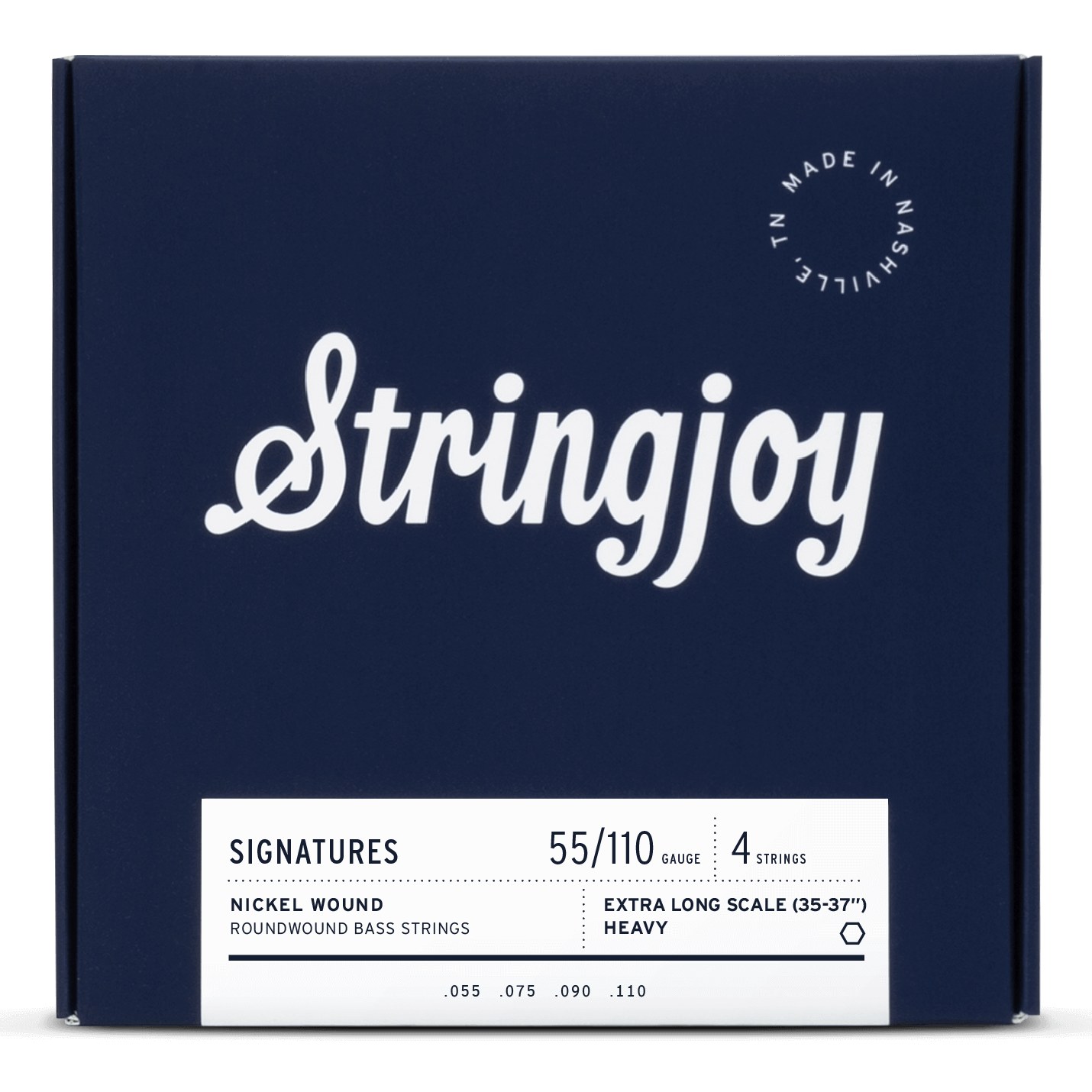 Stringjoy BA55110XL struny do gitary basowej niklowane 55-110 4-str Extra Long