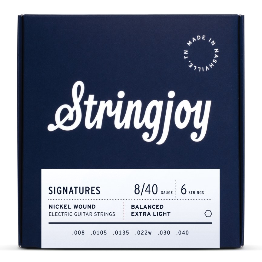 Stringjoy BAL8 struny do gitary elektrycznej SIGNATURES 8-40