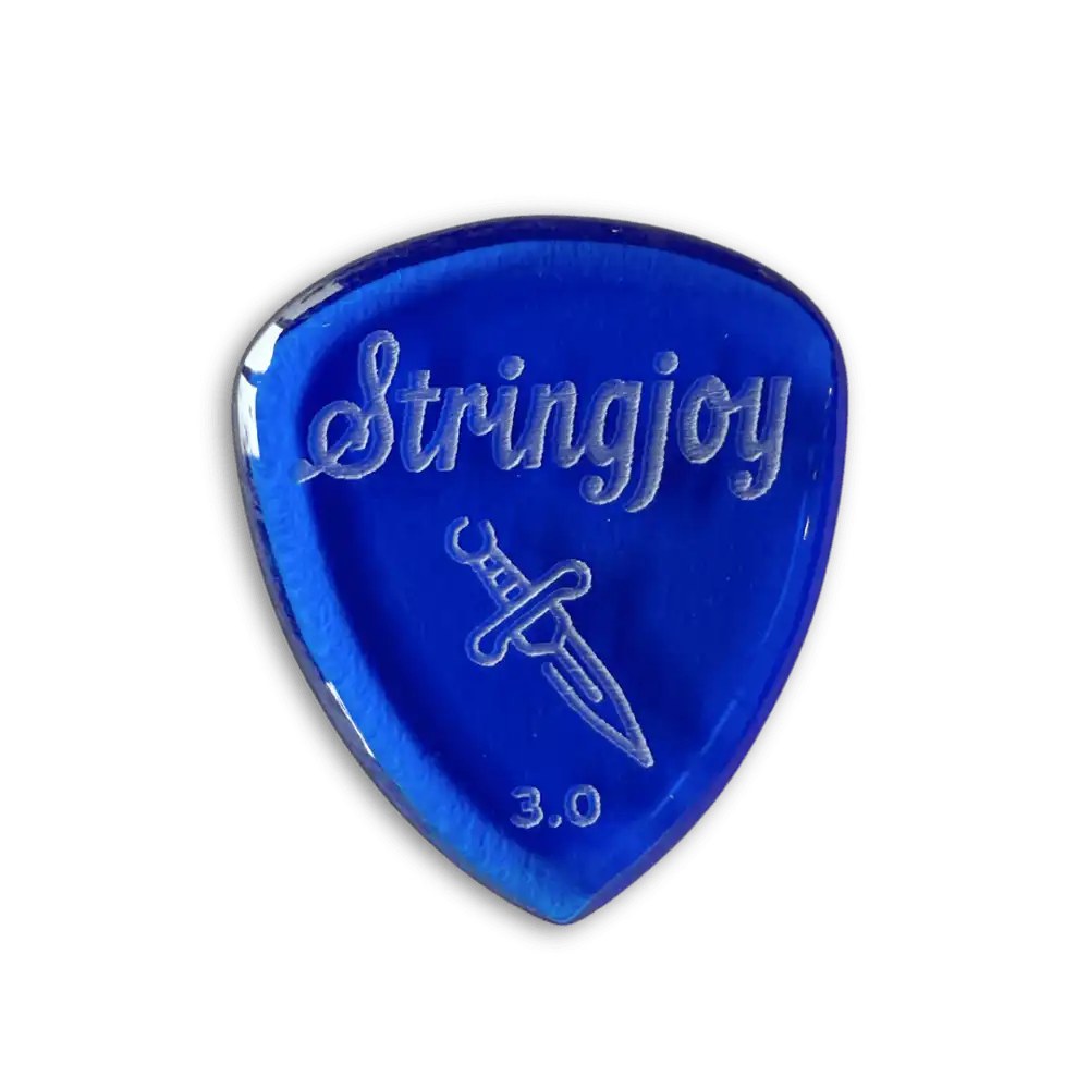 Stringjoy kostka 3.0mm Dagger Acrylic Picks