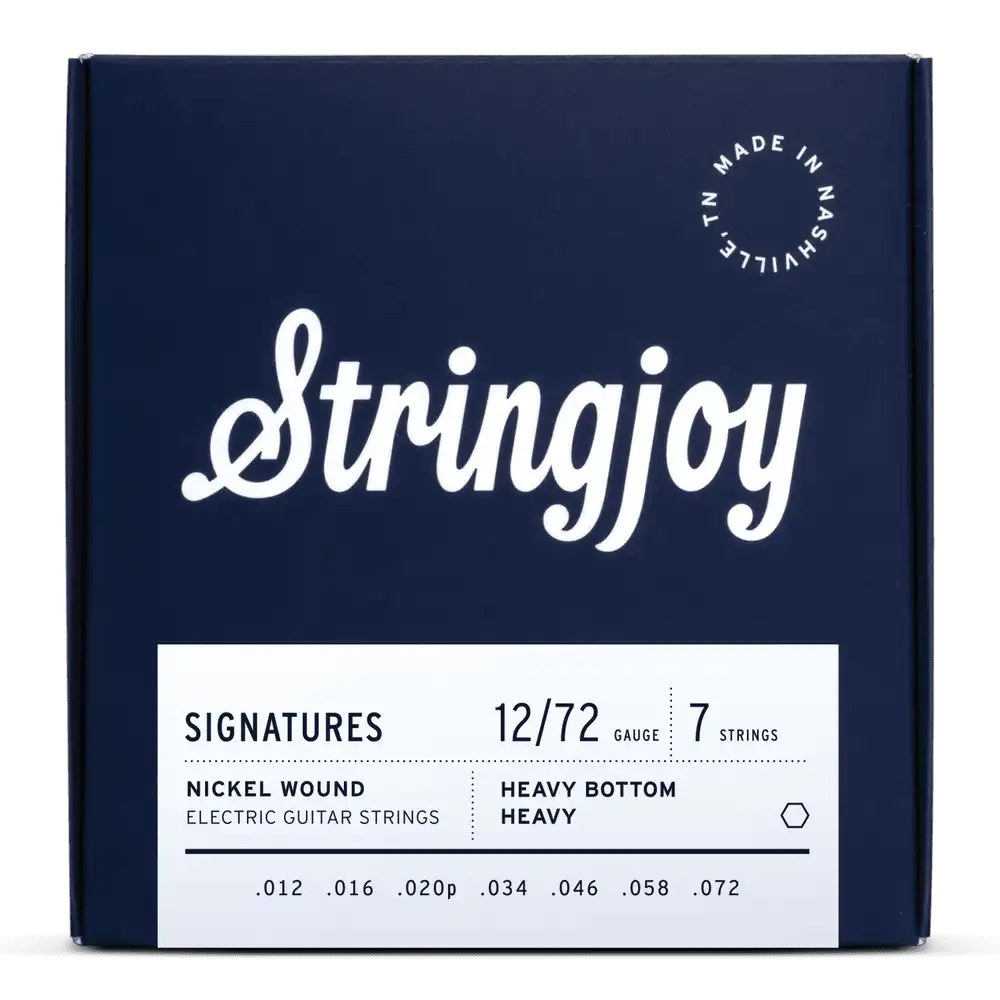 Stringjoy HVY127 struny do gitary elektrycznej SIGNATURES 12-72 7-str