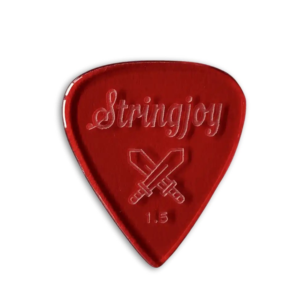 Stringjoy kostka 1.5mm Longsword Acrylic Picks