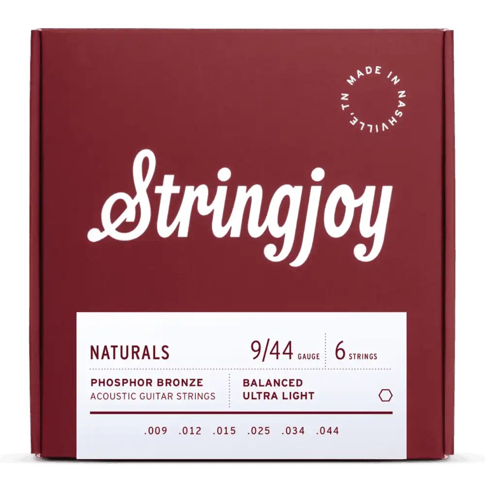 Stringjoy NB0944 struny do gitary akustycznej NATURALS Phosphor Bronze 9-44