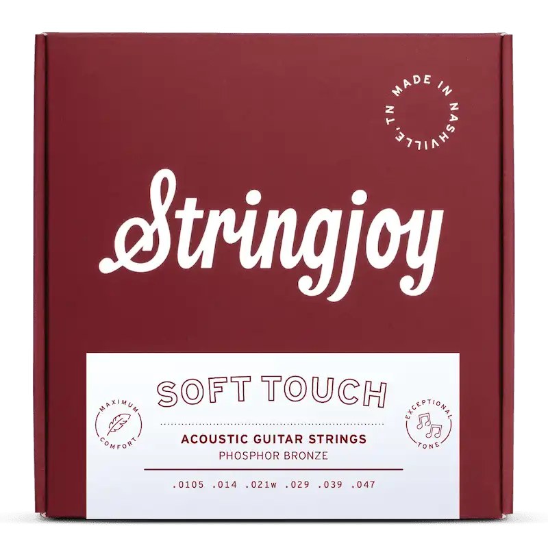 Stringjoy NB10547SF struny do gitary akustycznej NATURALS Phosphor Bronze 10.5-47