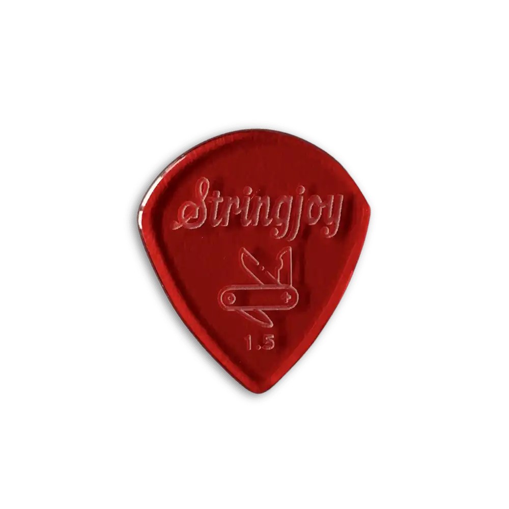 Stringjoy kostka 1.5mm Pocketknife Acrylic Picks