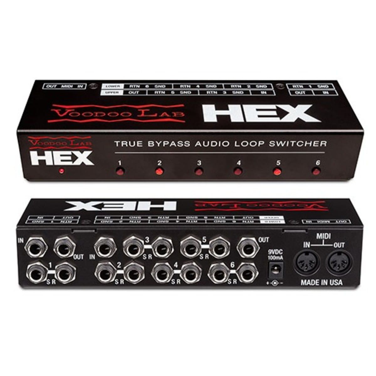 Voodoo Lab HEX True Bypass 6-Loop Audio Switcher