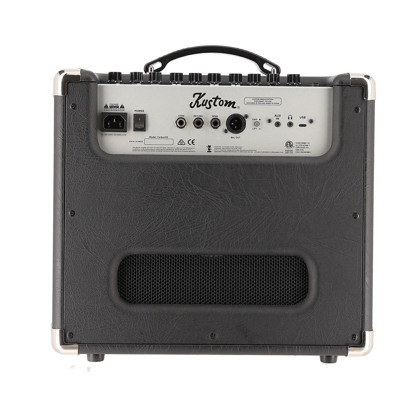 Kustom Carbon 50 - combo gitarowe 50 W z modelowaniem i interfejsem USB