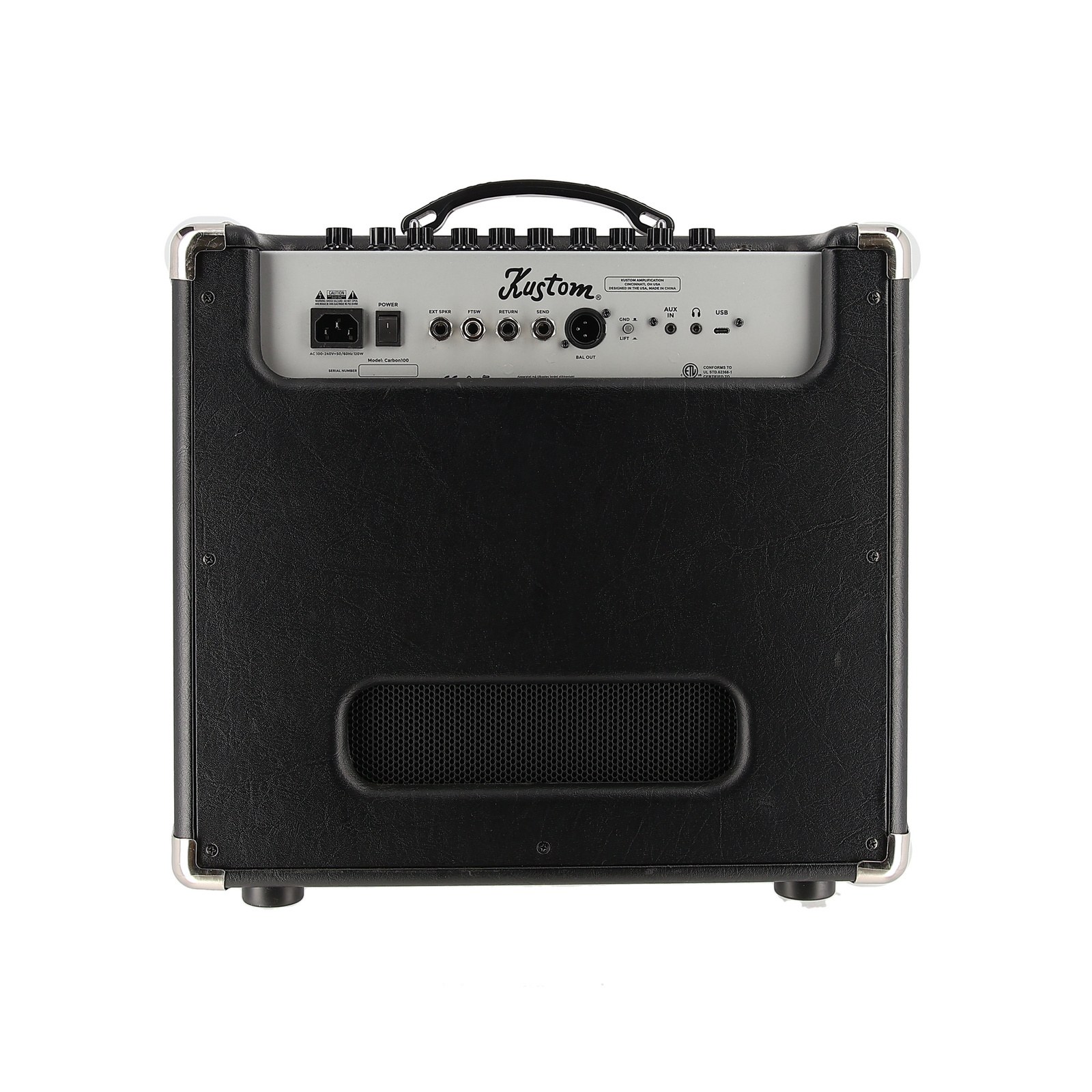 Kustom Carbon 100 - combo gitarowe 100 W z modelowaniem i interfejsem USB