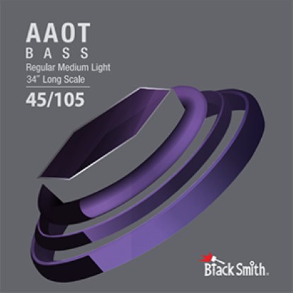 BlackSmith EAAEB-45105-4 - struny do gitary basowej 45-105, 4-strunowej, skala 34”