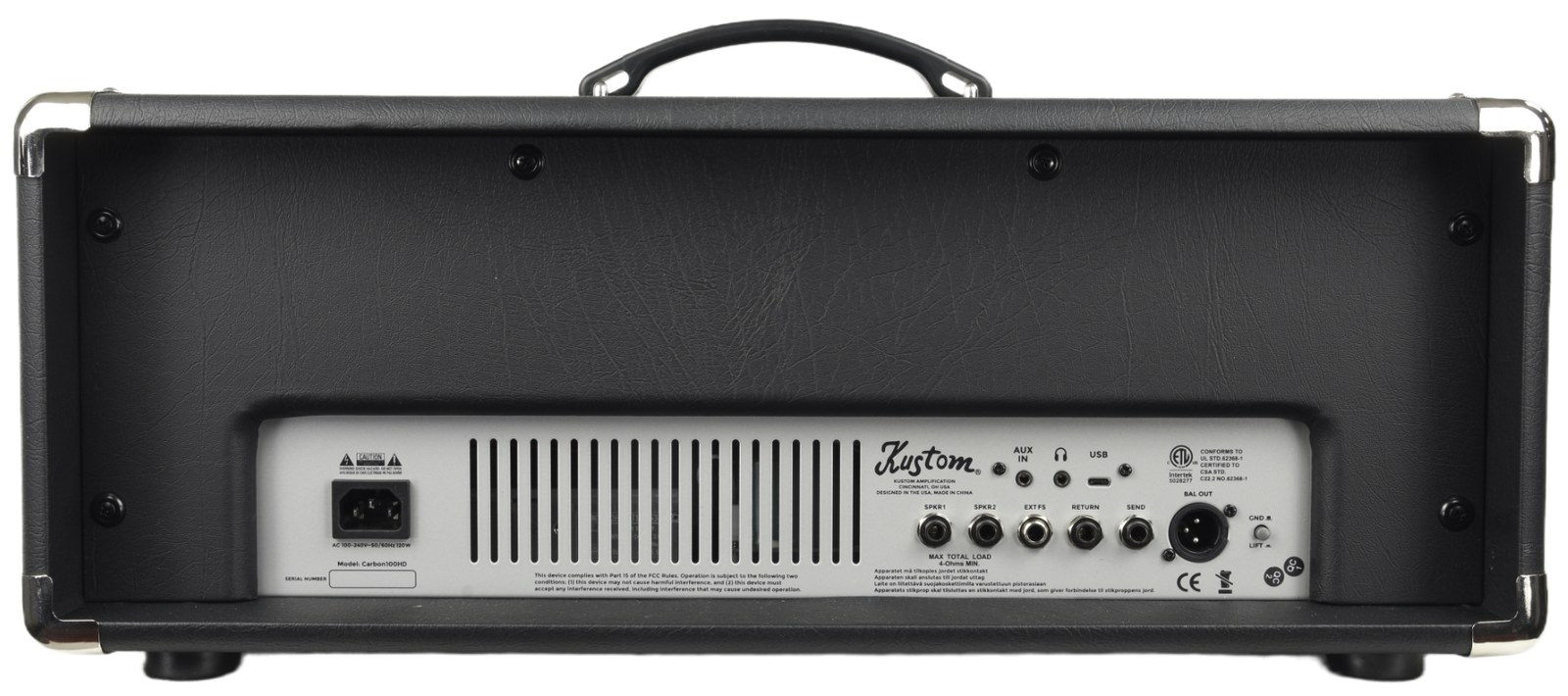 Kustom Carbon100H - head gitarowy 100W