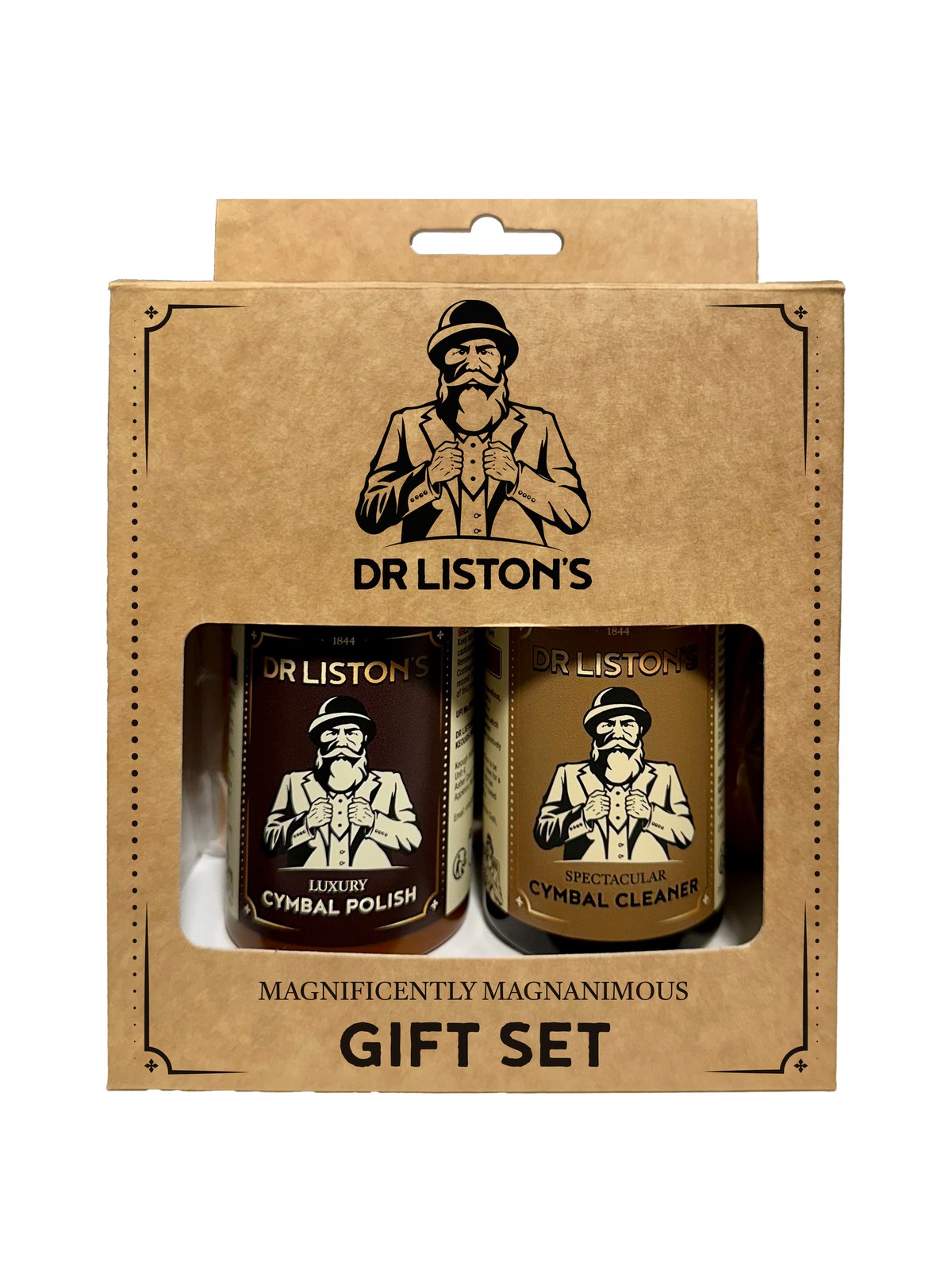 Dr. Liston’s Cymbal Care Gift Set DR-GS-CCLCYP - zestaw do czyszczenia i polerowania talerzy 2 × 150 ml