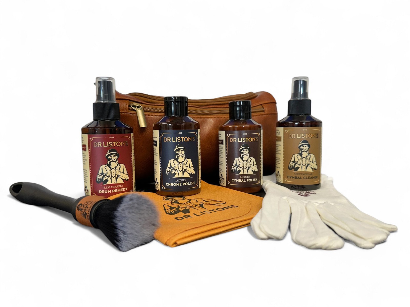 Dr. Liston’s Ultimate Drum Cleaning Set DR-UDCS-01 - zestaw do czyszczenia bębnów i talerzy