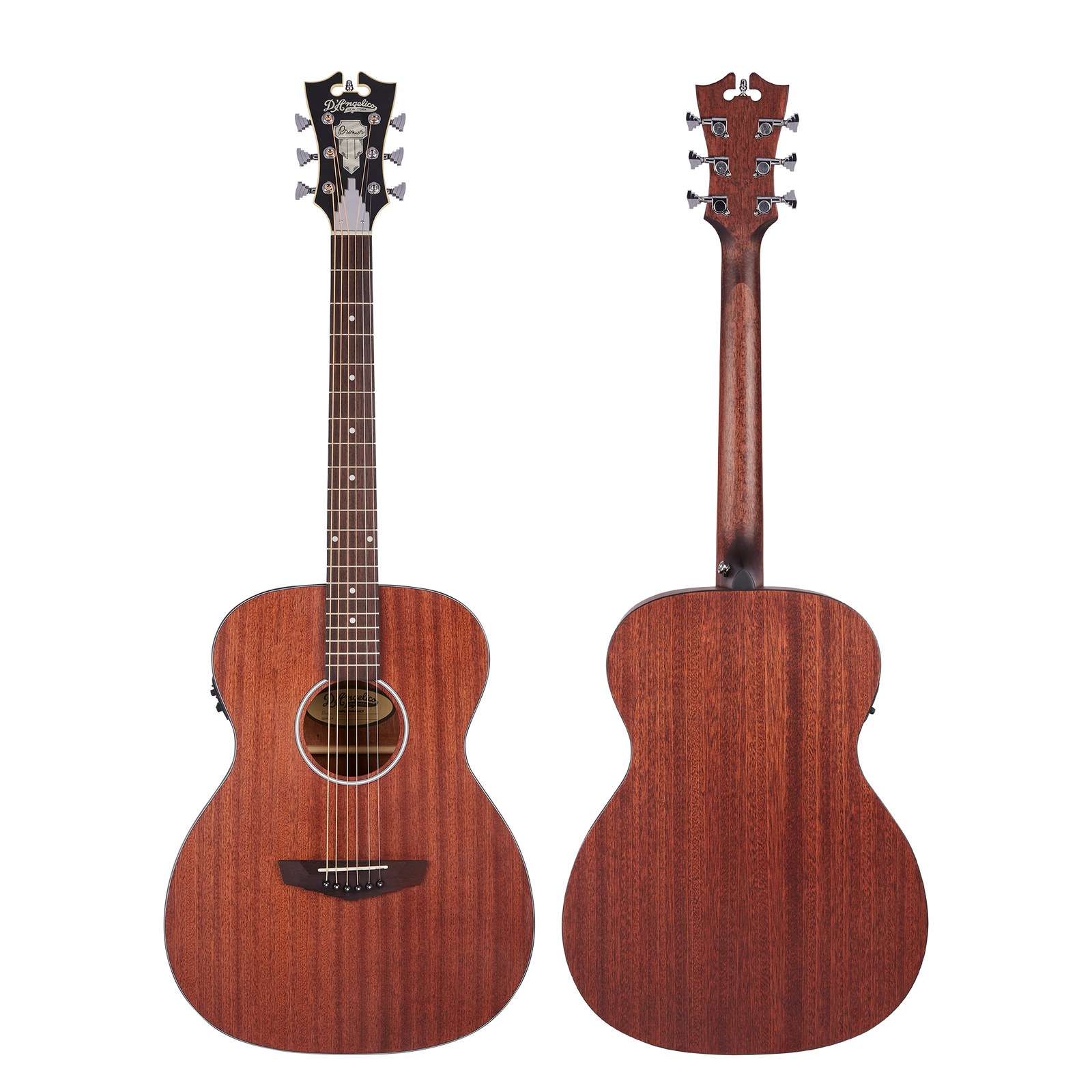 D'Angelico Premier Tammany LS Natural Mahogany Satin - gitara elektroakustyczna
