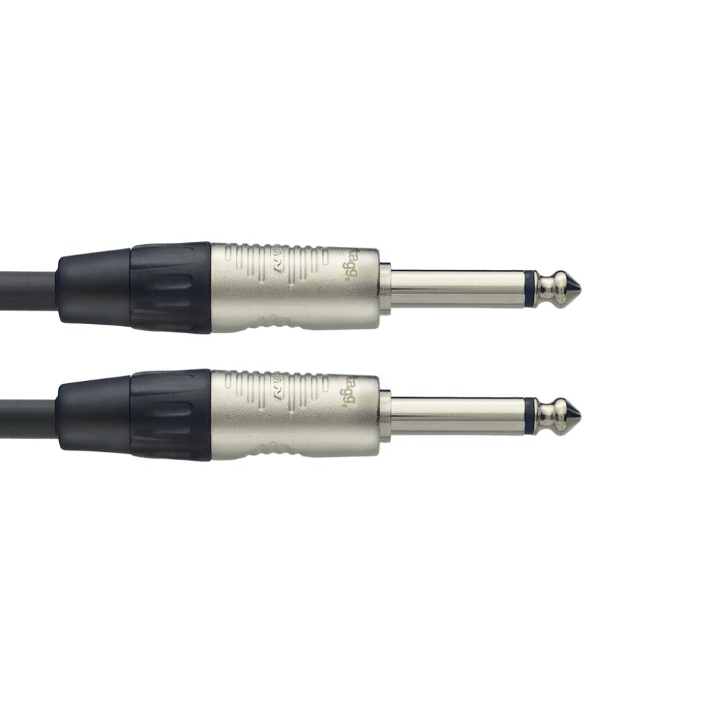 Stagg NGC1,5R - kabel instrumentalny, jack 6,35 mm TS - jack 6,35 mm TS, 1,5 m