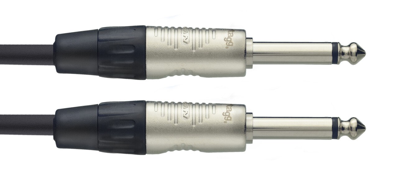 Stagg NGC3R - kabel instrumentalny, jack 6,35 mm TS - jack 6,35 mm TS, 3 m