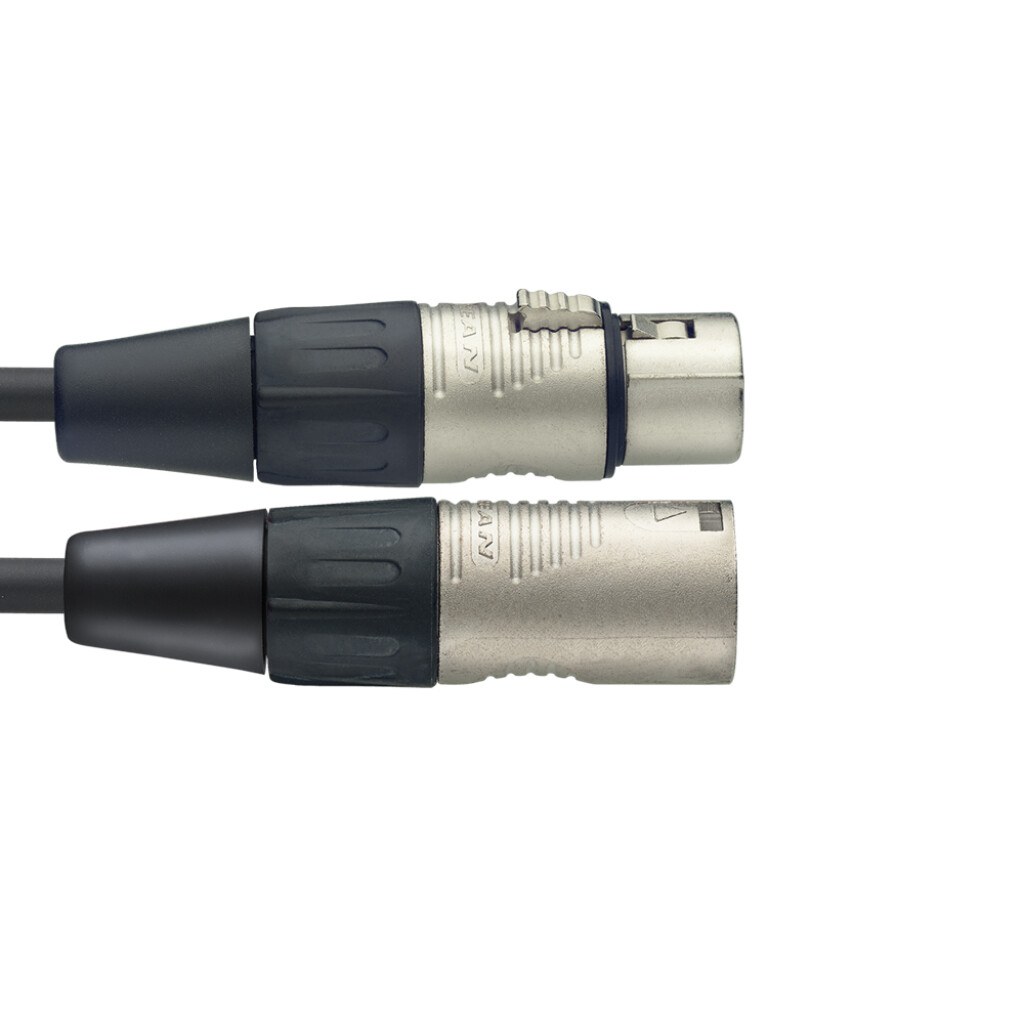 Stagg NMC1R - kabel mikrofonowy, XLR żeński - XLR męski, 1 m