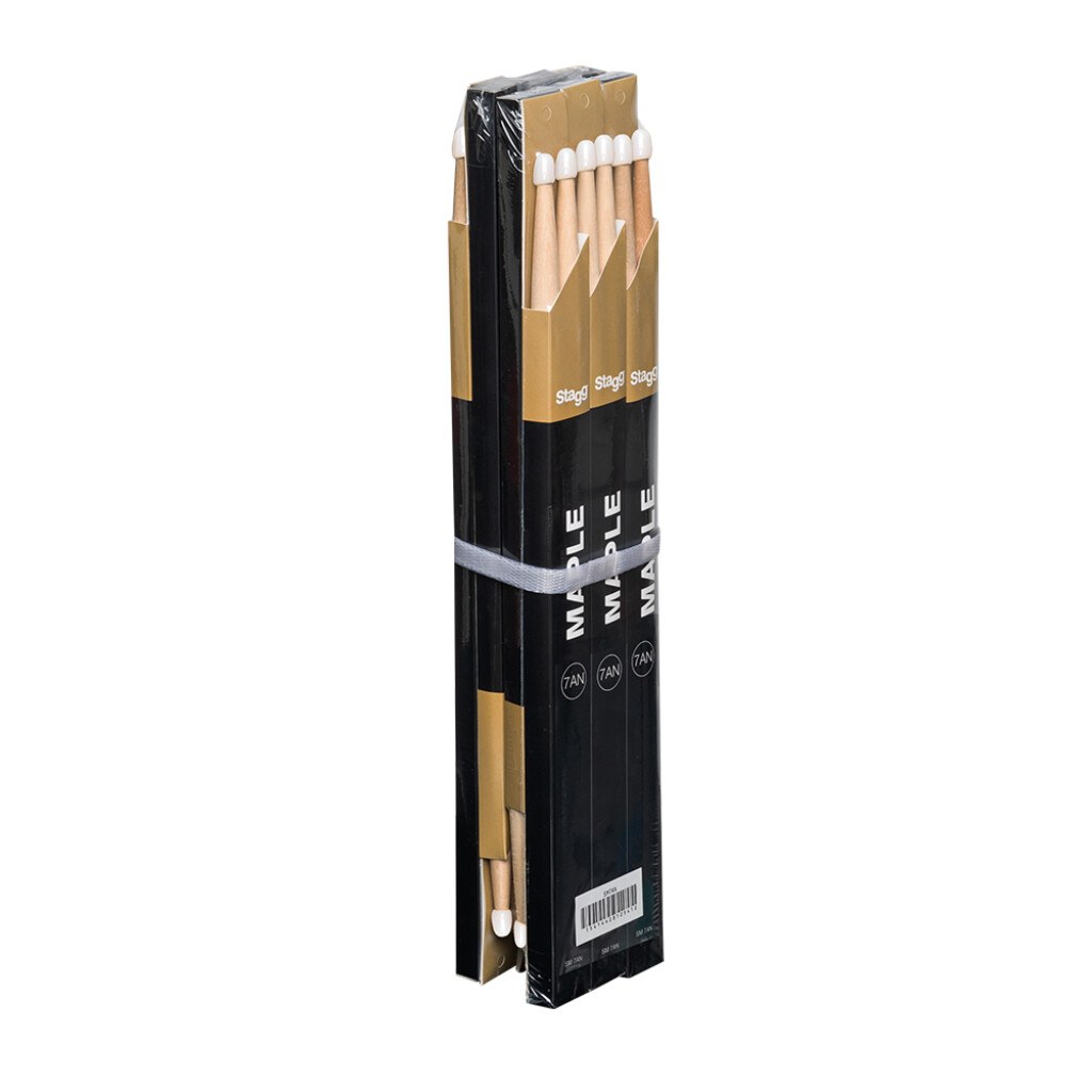 Stagg SM7AN - para pałek perkusyjnych 7A, klon, końcówki nylonowe